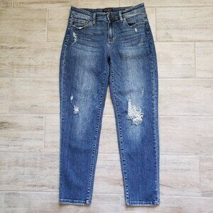 Judy Blue High Rise Women Jeans - Distressed Blue